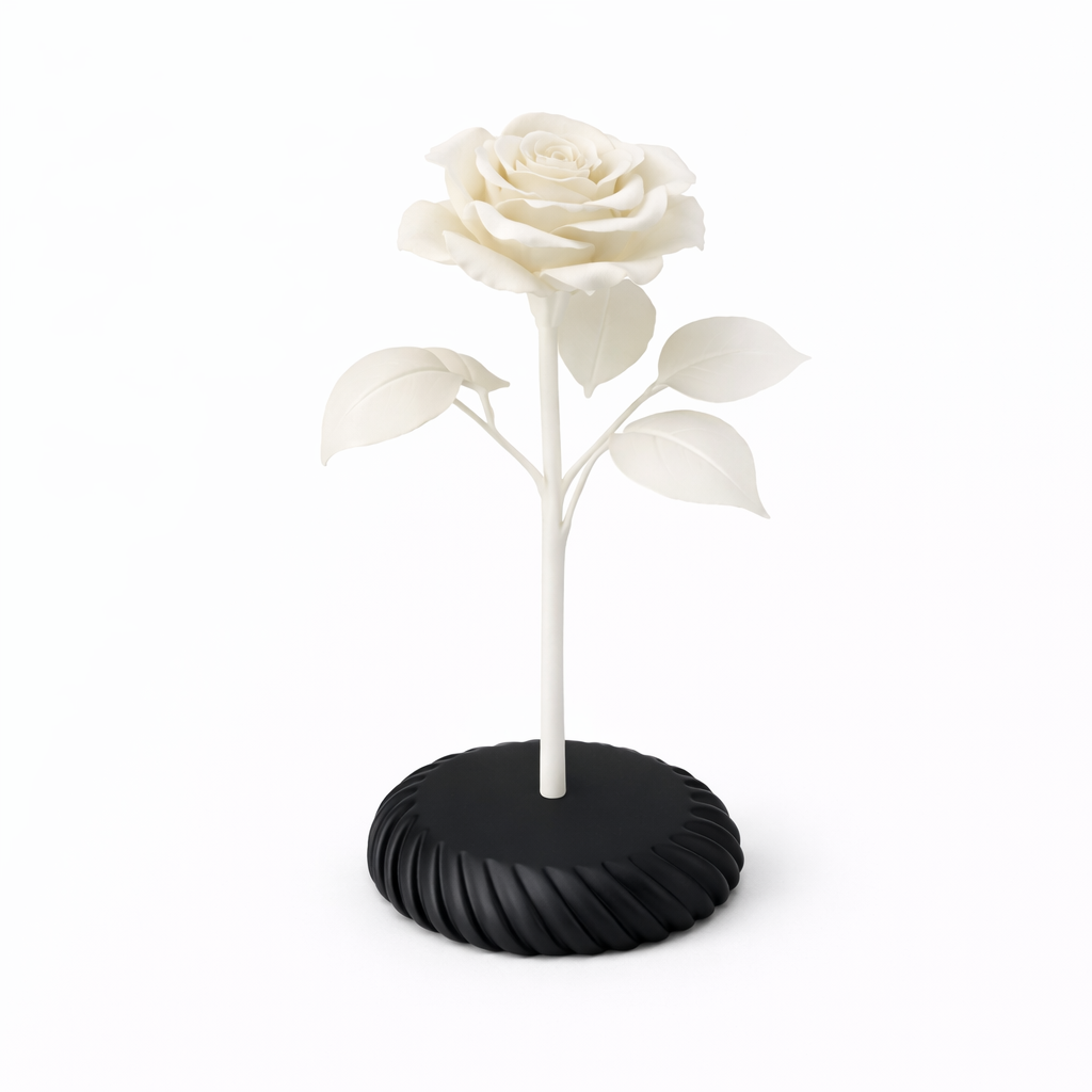 Rosa Blanca - Base Negra